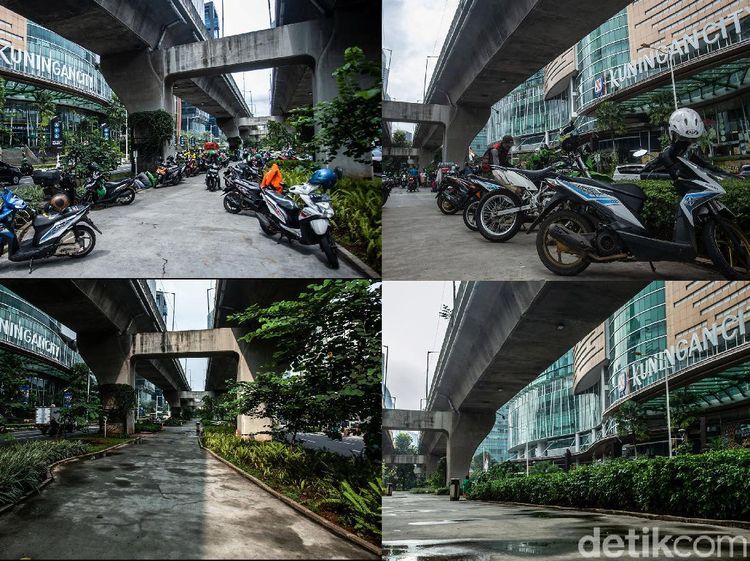Asyik, Kolong JLNT Casablanca Kini Bebas Parkir Liar
