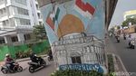 Mural Dukungan Palestina Mejeng di Jalanan Ciledug