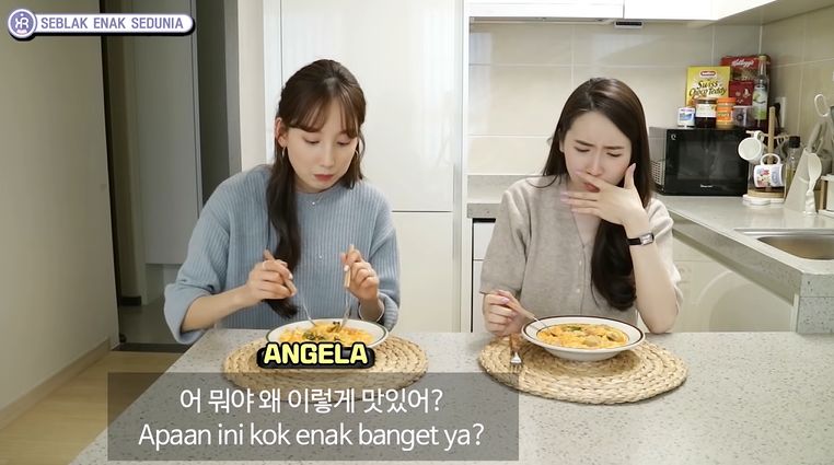 Reaksi Orang Korea Makan Seblak