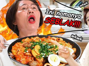 5 Orang Korea Makan Seblak Pertama Kali, Ini Reaksi Mereka