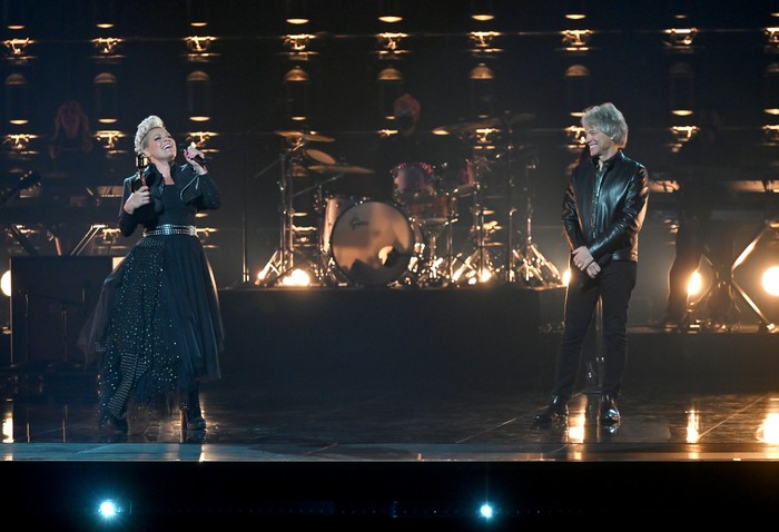 P!nk performs at the 2021 Billboard Music Awards at the Microsoft Theatre in Los Angeles, Ca