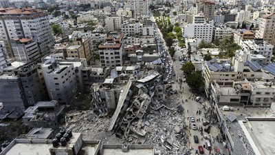 Potret Kerusakan di Gaza Usai 11 Hari Serangan Udara Israel