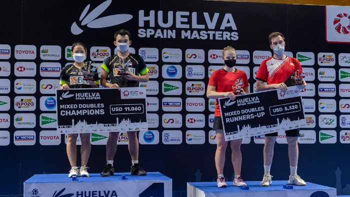 Rinov Rivaldy/Phita Haningtyas Mentari juara di Spain Masters 2021.