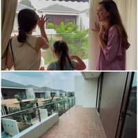 Di bagian atas tedapat balkon yang cukup luas untuk menikmati pemandangan dari luar. (Foto: YouTube/NizNaz Channel)