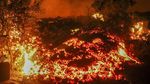 Saat Warga Kongo Asyik Selfie di Depan Lava Gunung Berapi