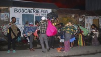 Warga Goma, kota yang berpenduduk hampir 2 juta, akhirnya harus dievakuasi. (AP Photo/Justin Kabumba)  