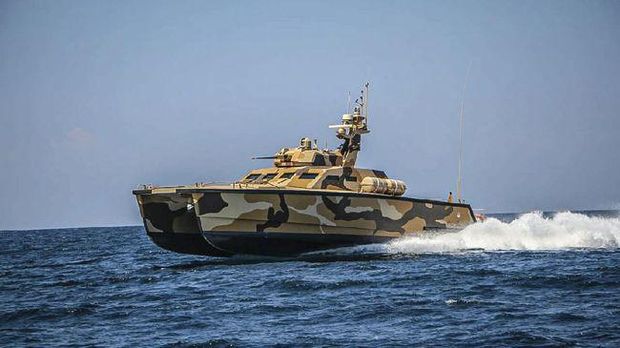 Tank Boat Antasena buatan Pindad telah menjalani serangkaian uji jelajah laut serta tembak senjata utama RCWS kanon kaliber 30 mm dan 2 senapan mesin 12,7 mm. (Dok: PT Pindad)