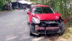 Truk Mundur Hantam Mobil dan Motor di Nagrak Sukabumi