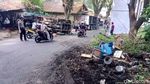 Truk Mundur Hantam Mobil dan Motor di Nagrak Sukabumi