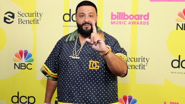 LOS ANGELES, CALIFORNIA - MAY 23: DJ Khaled poses backstage for the 2021 Billboard Music Awards, broadcast on May 23, 2021 at Microsoft Theater in Los Angeles, California.   Rich Fury/Getty Images for dcp/AFP (Photo by Rich Fury / GETTY IMAGES NORTH AMERICA / Getty Images via AFP)