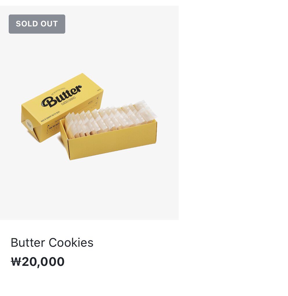 BTS Rilis Butter Cookies Ludes Terjual Kurang dari 1 Menit
