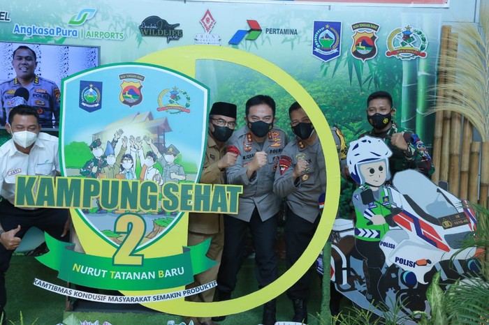 Penampakan Photo Booth Kampung Sehat 2 di Bandara Internasional Lombok