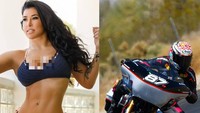 Kini Patricia Fernandez akan mengikuti ajang balap King of the Baggers 2021. Dia bakal menjadi satu-satunya pebalap wanita dalam ajang kejuaraan tersebut. Foto: Instagram @lady_racer926