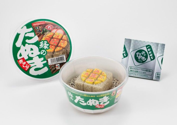 Unik! Rubik Bentuk Mie Instan, Bikin Ngiler Tapi Tak Bisa Dimakan