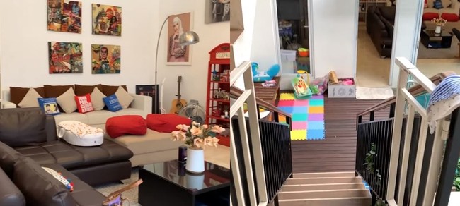 Inilah suasana interior rumah Natasha Rizky dan Desta. Dekorasi bernuansa Inggris mendominasi rumah milik personel Clubeighties. (Foto: YouTube & Instagram)