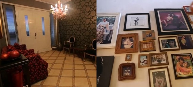 Dewi Gita dan Armand Maulana mengusung rumah bergaya klasik untuk hunian mereka. Terlihat dari pemilihan interior serta warna emas yang dominan. (Foto: YouTube & Instagram)