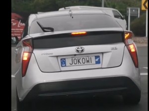 Dulu Mercy, Kini Toyota Prius Pakai Pelat Nomor Jokowi di Selandia Baru