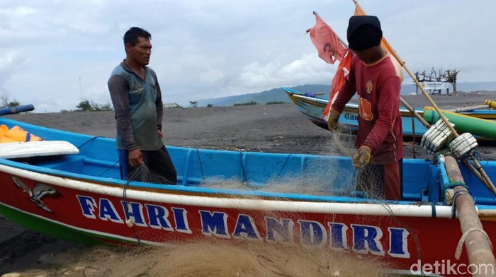 Aktivitas nelayan di kawasan pantai Kabupaten Bantul, Rabu (26/5/2021).