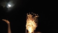 Gerhana bulan total di Banyuwangi.  (Ardian Fanani/detikcom)