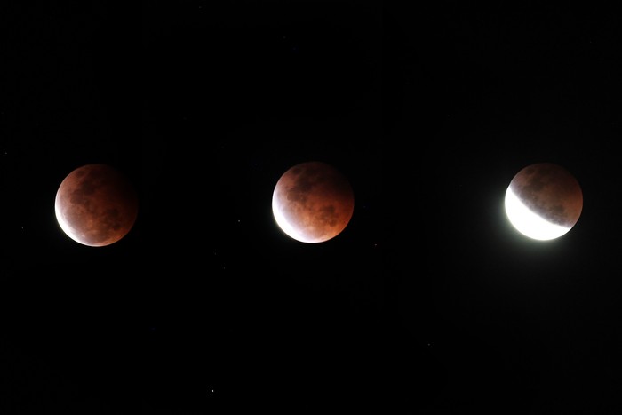Fenomena super blood moon atau gerhana bulan terlihat jelas dari sejumlah wilayah di Indonesia. Mulai dari Jakarta hingga Manado.