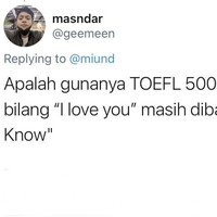 Memang kalau urusan hati nggak bisa dipaksakan. Sabar ya walaupun cintanya bertepuk sebelah tangan. Foto: twitter.com/@geemeen