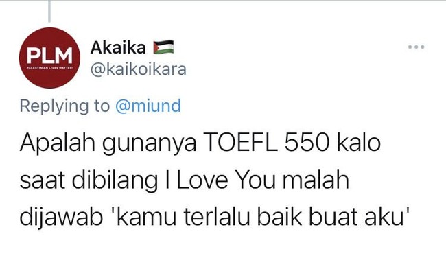 Jadi harus berubah jadi jahat dulu nih biar cintanya diterima? Bikin bingung aja deh.. Foto: twitter.com/kaikoikara