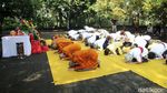 Suasana Perayaan Waisak dengan Prokes Ketat di Candi Borobudur