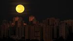 Wow, Begini Potret Super Blood Moon di Brasil