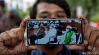 Habib Rizieq Shihab (HRS) divonis denda Rp 20 juta subsider 5 bulan kurungan, Jakarta, Kamis (27/5/2021).