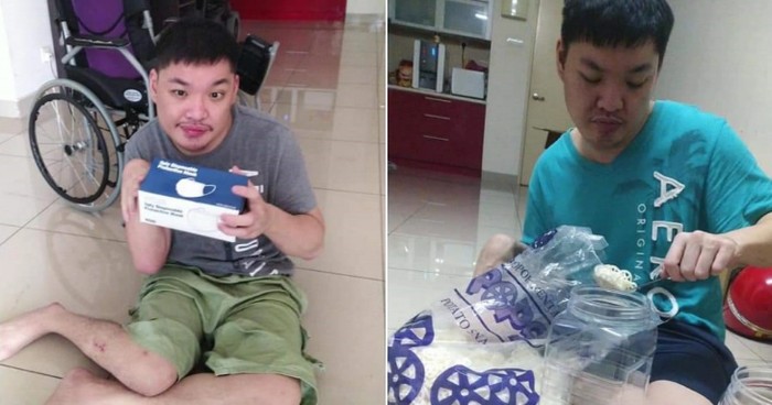 Salut! Meski di Atas Kursi Roda, Pria Ini Gigih Berbagi dan Berjualan Camilan