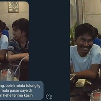 Kalau nggak pakai kacamata berarti matanya sudah normal. Ya benar sih tapi kan... ah, sudahlah. Foto: Twitter.com/pantungalimar