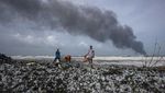 Kapal Kargo Berbendera Singapura Terbakar di Laut Sri Lanka