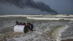 Kapal Kargo Berbendera Singapura Terbakar di Laut Sri Lanka