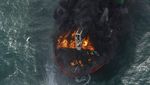 Kapal Kargo Berbendera Singapura Terbakar di Laut Sri Lanka