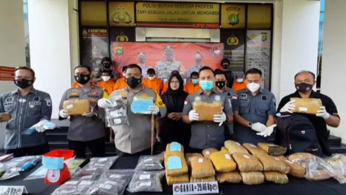 Polres Tangsel gagalkan peredaran narkoba Rp 2,6 M jaringan lapas