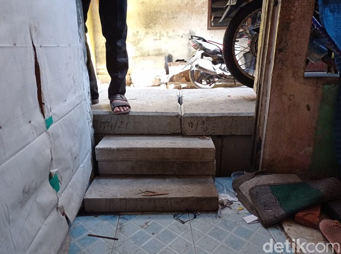 Pompa air di rumah warga di rumah warga bernama Sasiati, di Jembatan Besi, Tambora, Jakbar. (Sachril Agustin Berutu/detikcom)