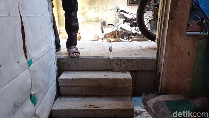 Pompa air di rumah warga di rumah warga bernama Sasiati, di Jembatan Besi, Tambora, Jakbar. (Sachril Agustin Berutu/detikcom)