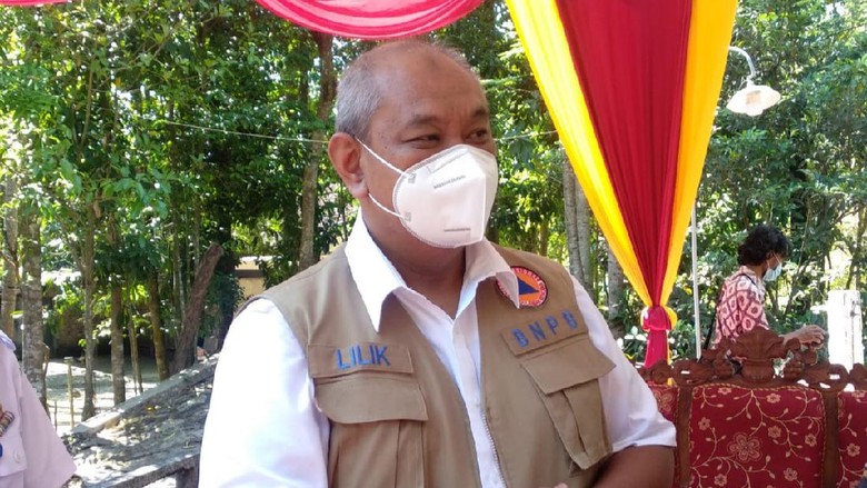 Sekretaris Utama BNPB Lilik Kurniawan saat memberikan keterangan Sekretaris Utama BNPB Lilik Kurniawan saat memberikan keterangan