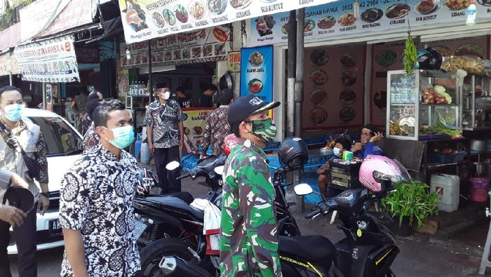Warung pecel lele yang viral nuthuk harga di Malioboro Yogyakarta, Kamis (27/5/2021).