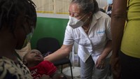 Direktur regional UNICEF untuk Amerika Latin dan Karibia, Jean Gough,  mengunjungi Haiti pada Rabu (26/5/2021) waktu setempat.  
