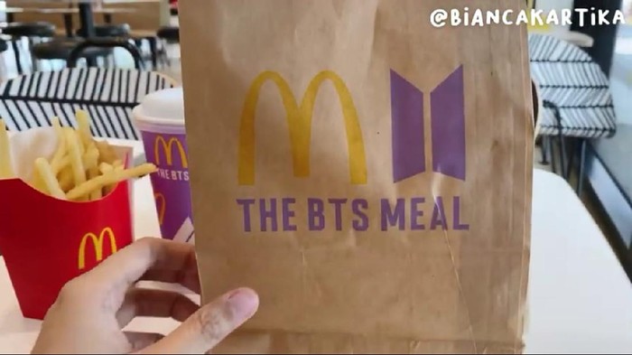 Mencicipi Menu McD Kolaborasi BTS, Ini Respon Bianca Kartika