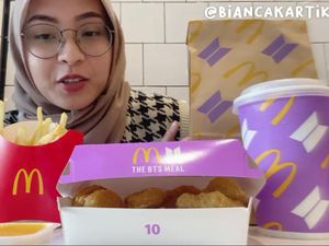 Mencicipi Menu McD Kolaborasi BTS, Ini Respons Bianca Kartika