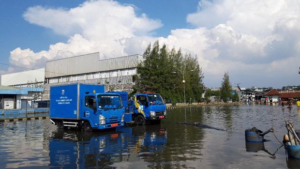 Muara Baru Tergenang Banjir Rob