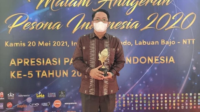 OKU Selatan meraih penghargaan juara 1 nasional kategori Festival Pariwisata Terpopuler
