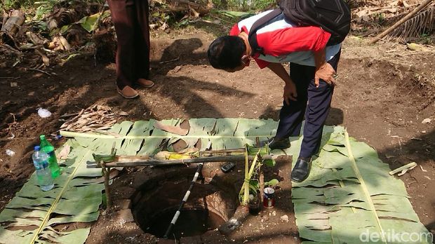 penemuan sumur tua di tulungagung