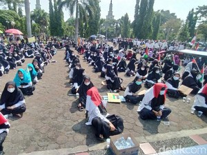 Melihat Massa Aksi Bela Palestina di Ciamis dan Majalengka