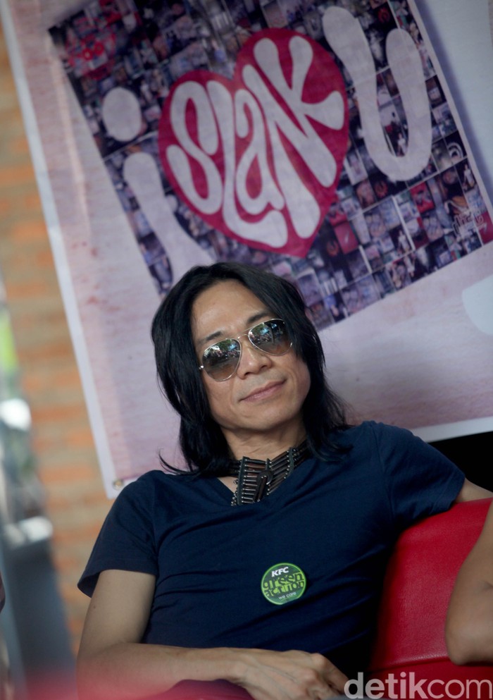Abdee Slank FILE FOTO: Abdee Slank atau Abdee Negara, salah satu personil Slank yang didapuk menjadi komisaris independen Telkom