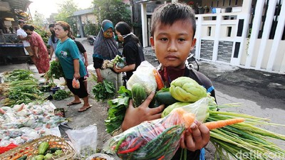 Asyik... Belanja Sayur di Sini Bayarnya Sukarela