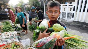 Asyik... Belanja Sayur di Sini Bayarnya Sukarela
