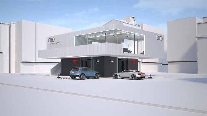 Konsep SPKLU milik AUDI